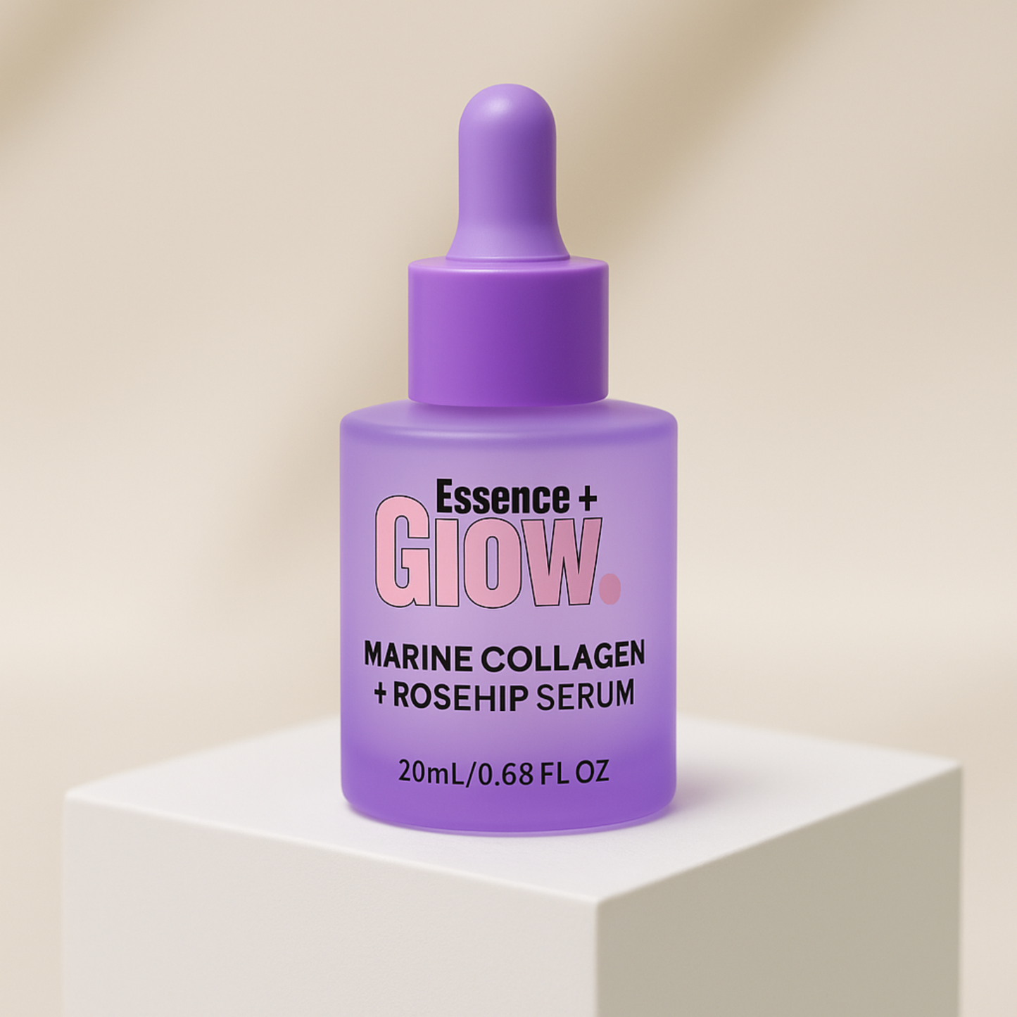 Glow Essence+ Serum | Marine Collagen & Rosehip | 20mL