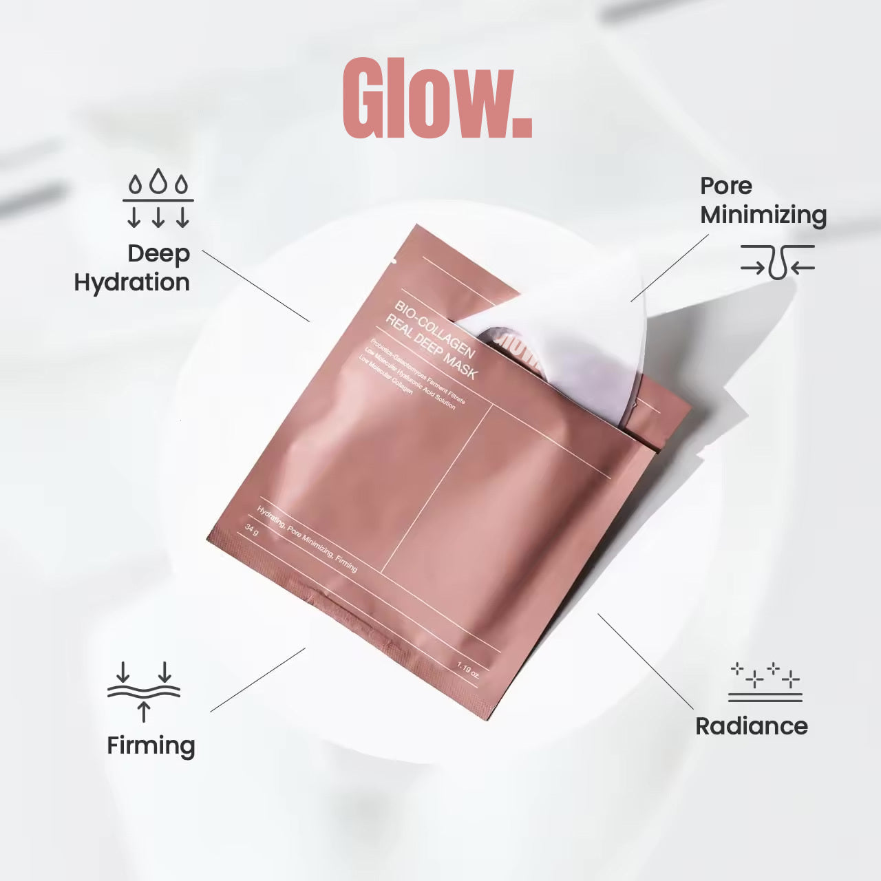 Glow Skincare™ Collagen Night Mask